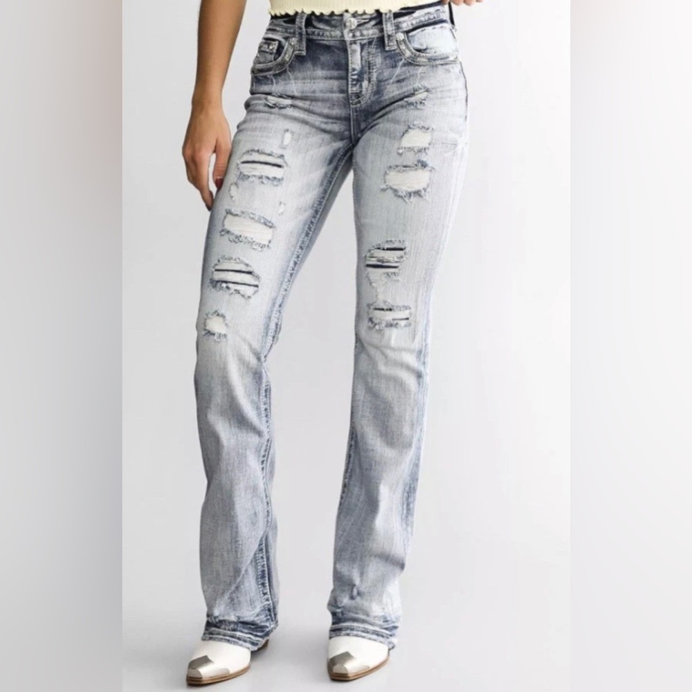 Miss Me Jeans MID-RISE BOOT STYLE E3876BS